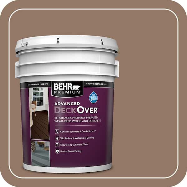 5 gal. #SC-147 Castle Gray Smooth Solid Color Exterior Wood and Concrete Coating