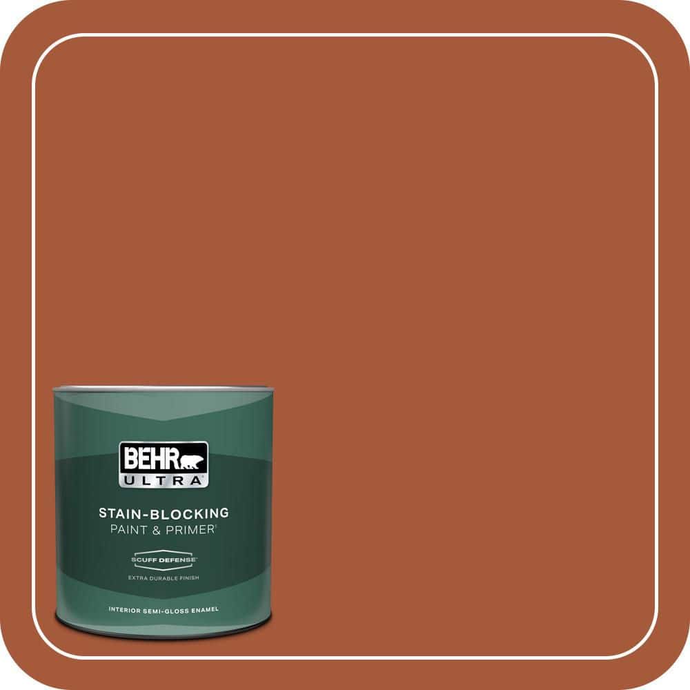1 qt. #S-H-240 Falling Leaves Extra Durable Semi-Gloss Enamel Interior Paint & Primer price history on PriceWatchPro