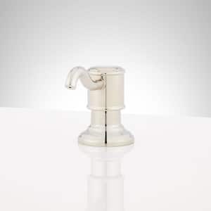 Amberly Sink Mount Soap Dispenser in Polished Nickel