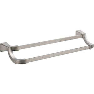 Tesla 24 in. Wall Mounted Double Towel Bar in Stainless