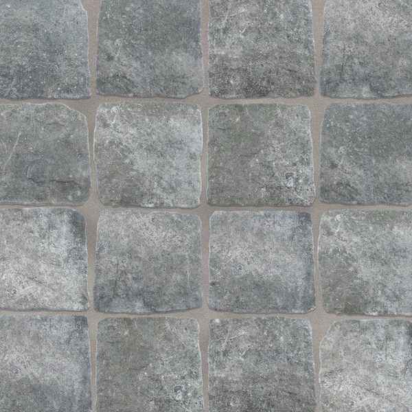 Country Grey 5-7/8 in. x 5-7/8 in. Porcelain Floor and Wall Tile (9.36 sq. ft./Case)