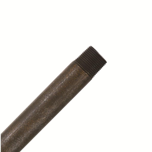 Casablanca Hang-Tru Perma Lock 12 in. Aged Bronze Extension Downrod for 10 ft. ceilings