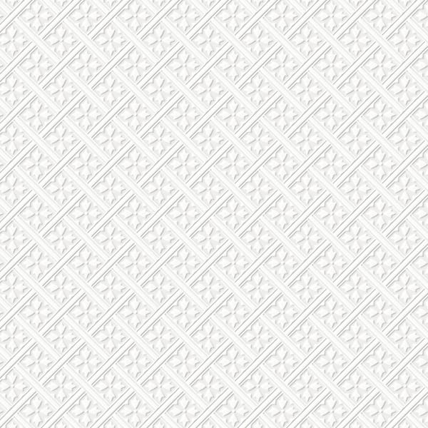 Laura Ashley Laura Ashley Mr Jones Paintable White Wallpaper