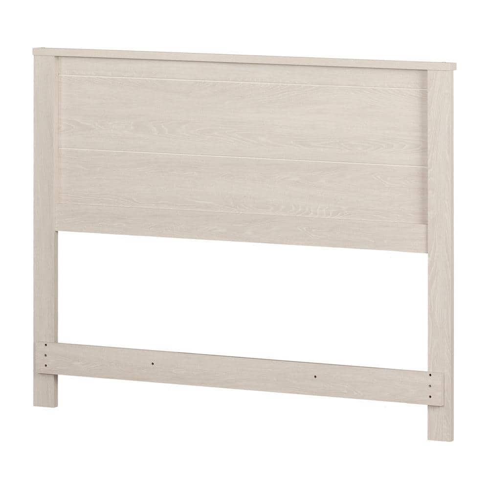 Winter Oak Full Panel Headboard with Large Moldings