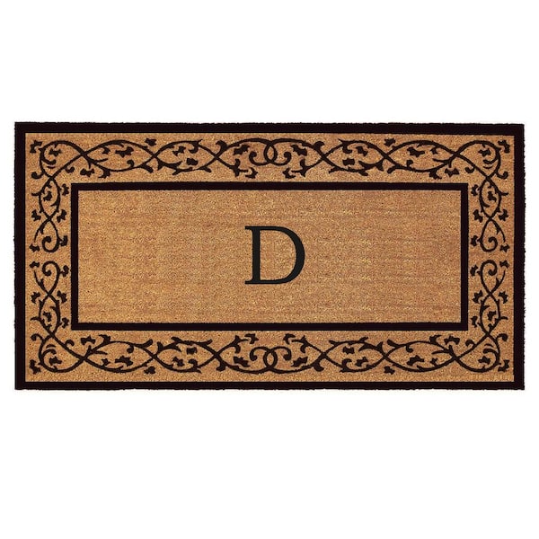 Abbington Monogram Doormat 3' x 6' (Letter D)