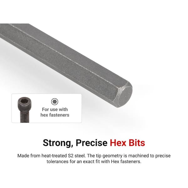 TEKTON 3/8 in. Drive x 4 mm Long Hex Bit Socket SHB13402