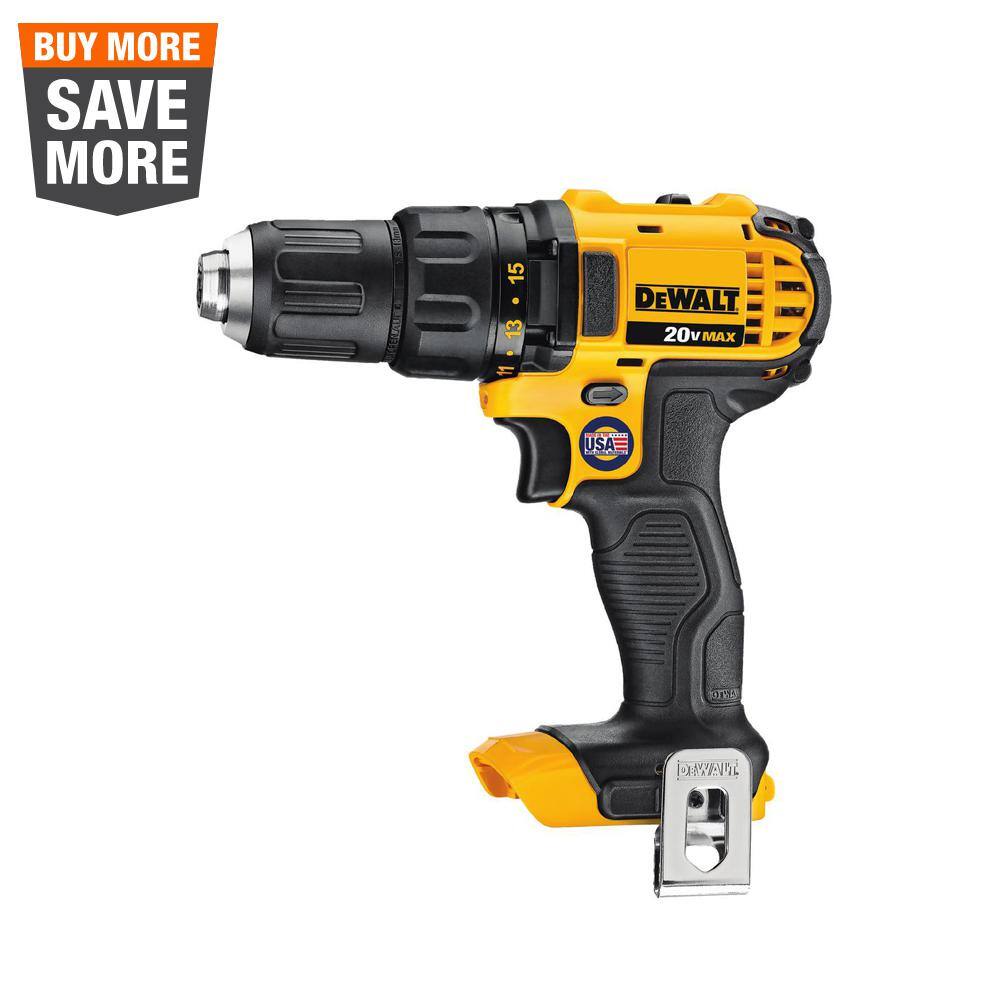 DEWALT 20Volt MAX Cordless Compact 1/2 in. Drill/Drill Driver (ToolOnly)DCD780B The Home Depot