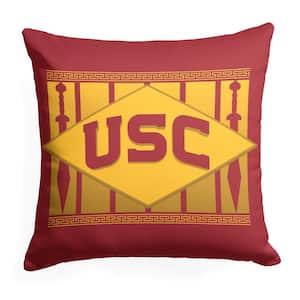 NCAA USC Sword Printed Throw Pillow