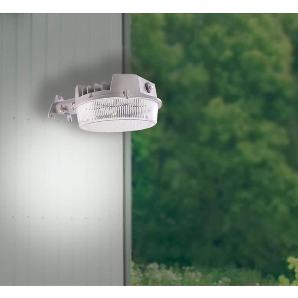 Halo 40.7W Dusk to Dawn Hardwired LED Gray Area Light