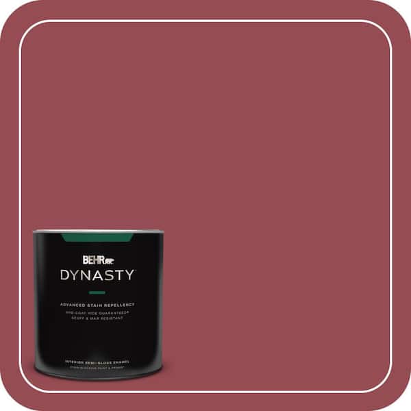 BEHR DYNASTY 1 qt. #PPU1-11 Crantini Semi-Gloss Enamel Interior Stain-Blocking Paint and Primer