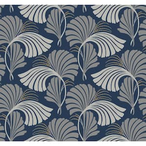 Dancing Leaves Unpasted Wallpaper (Covers 60.75 sq. ft.)