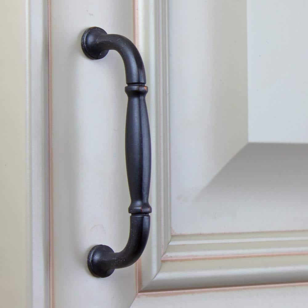 Oil Rubbed Bronze Fluted Cabinet Bar Pulls Set