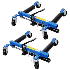 Chariot De Roue Auto-chargeur 1300 Lbs – 2 Pièces, Système à Cliquet, Acier