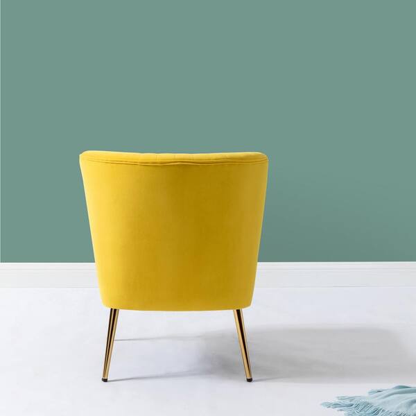 Comfy best sale yellow chair