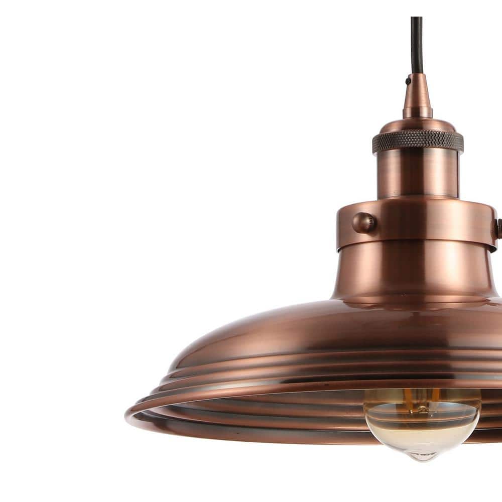 Bedford 11" Copper Industrial LED Pendant Light