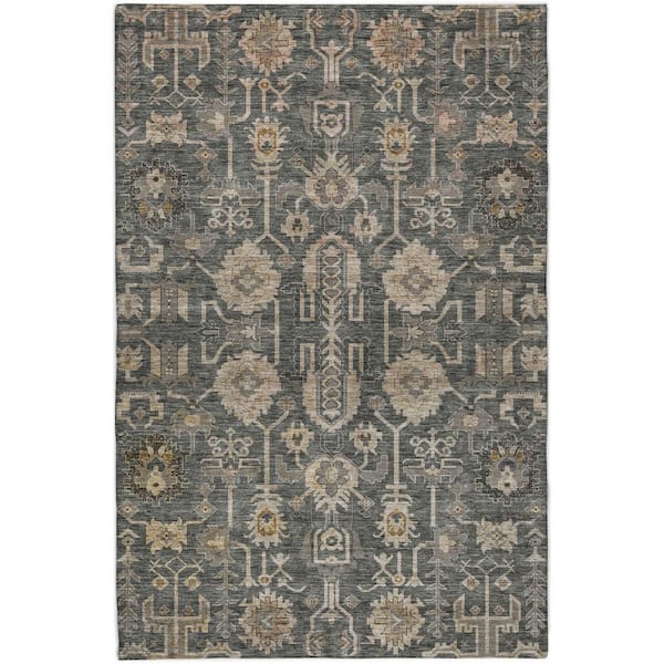 Dream Shag Premium Machine Washable Abstract ADS697 Ivory 10 ft. x 14 ft. Area Rug