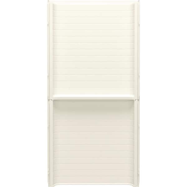 STERLING PLUMBING Traverse 36 in. W x 72.25 in . H Back Shower Wall in Biscuit