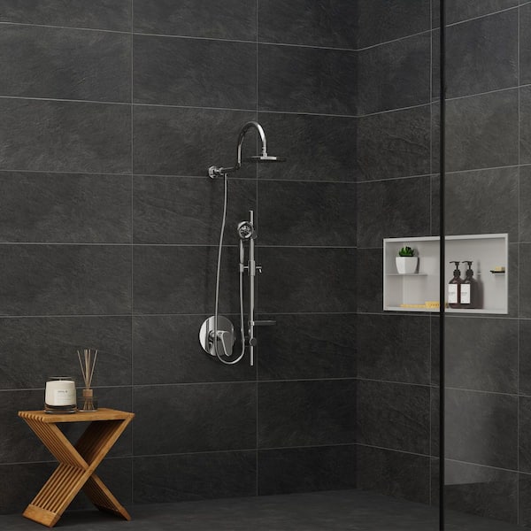 PULSE Retro-Fit Chrome Shower Panel System
