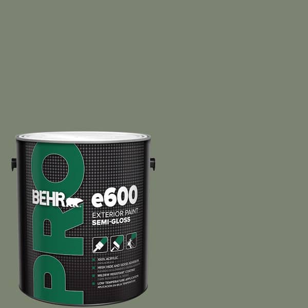 1 gal. #PPU11-18 Cactus Garden Semi-Gloss Exterior Paint