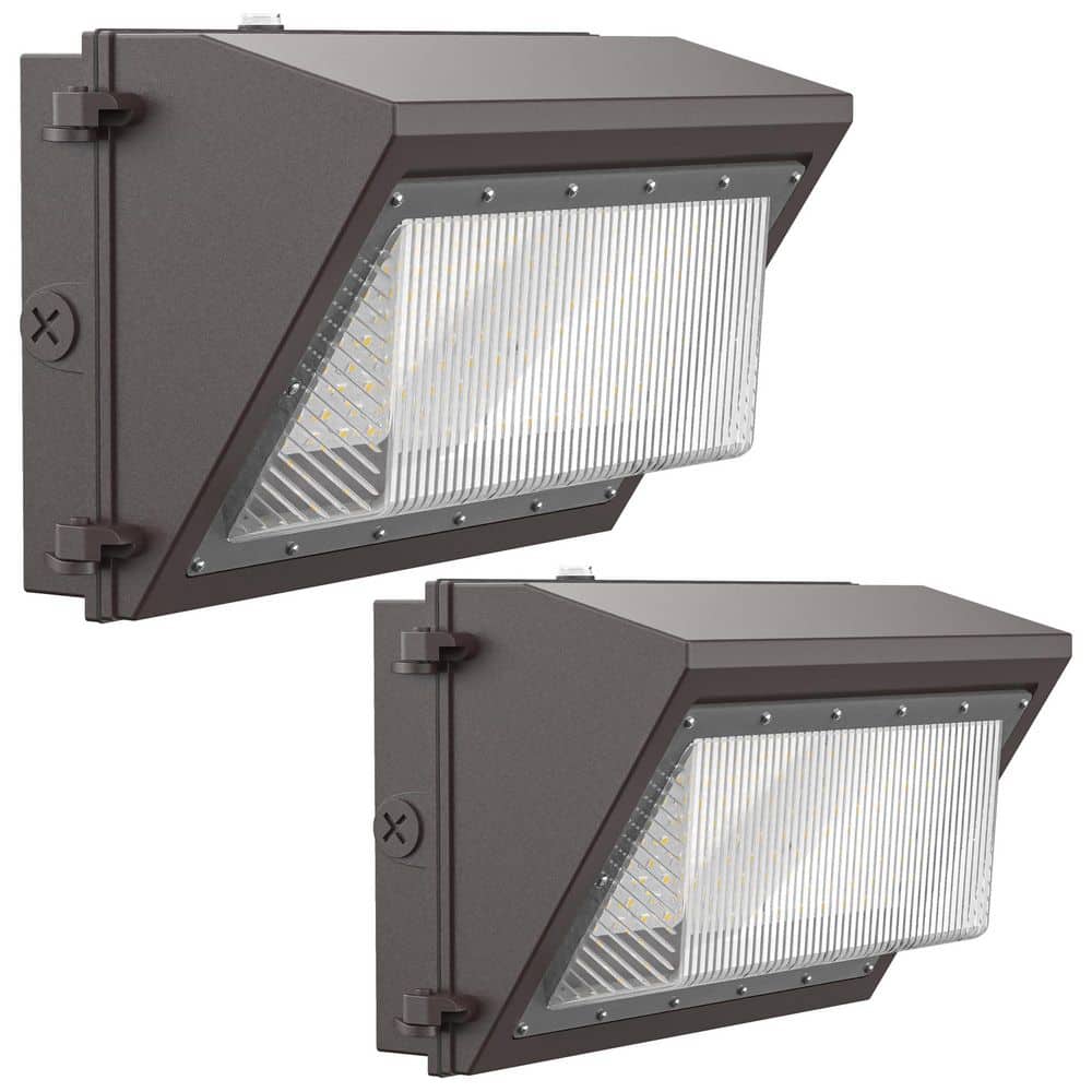 120W Integrated LED Brown Wall Pack Light with Dusk-to-Dawn Sensor, Security Flood Light for Parking Lot Warehouse 2 Pcs price history on PriceWatchPro