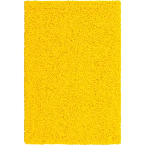 Yellow Sunburst Bath Rug