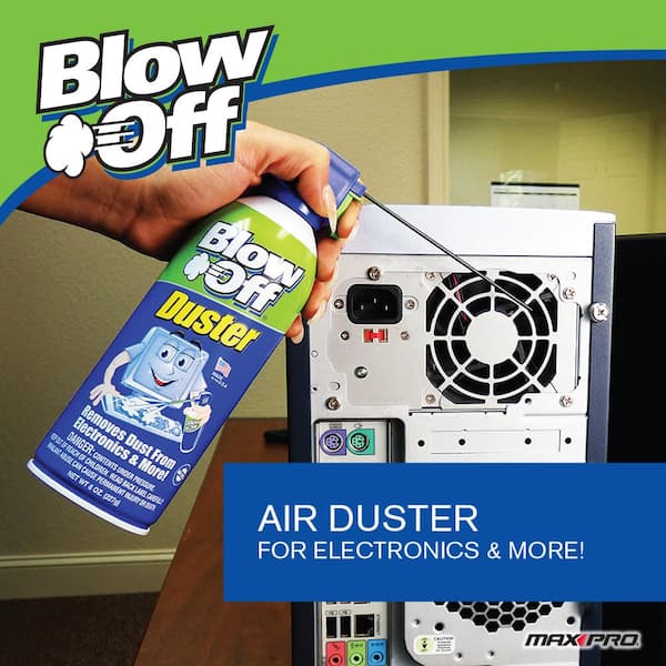 Blow Off 8 oz. Canned Air Duster All-Purpose Cleaner 8152-998-226 - The  Home Depot