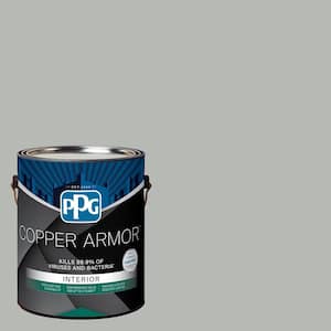 1 gal. PPG1009-4 Gray Stone Eggshell Antiviral and Antibacterial Interior Paint with Primer