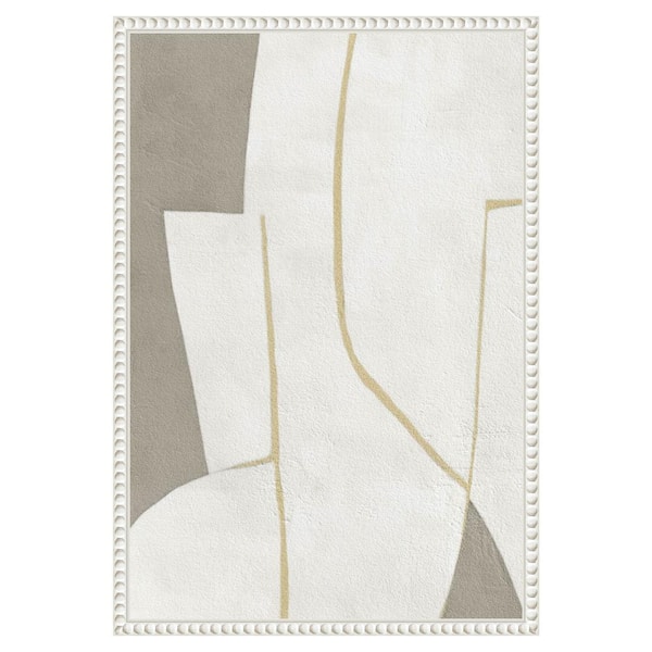 Amanti Art Ancestry Number 7 by Annike Limborco 1-Piece Floater Frame Giclee Abstract Canvas Art Print 23 in. x 16 in.