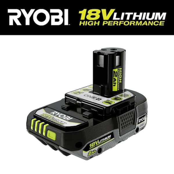RYOBI ONE+ 18V 2.0 Ah Lithium-Ion HIGH PERFORMANCE Battery