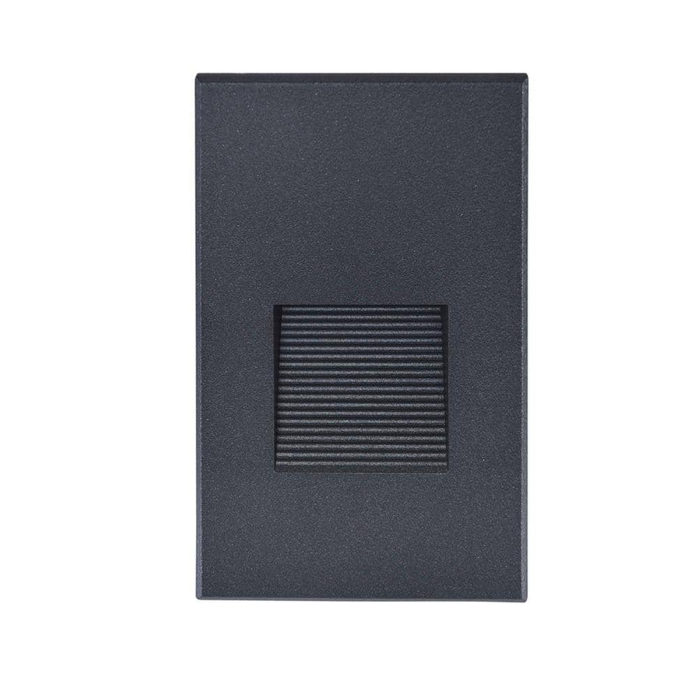 Bronze Vertical LED Step Light with Metal Finish