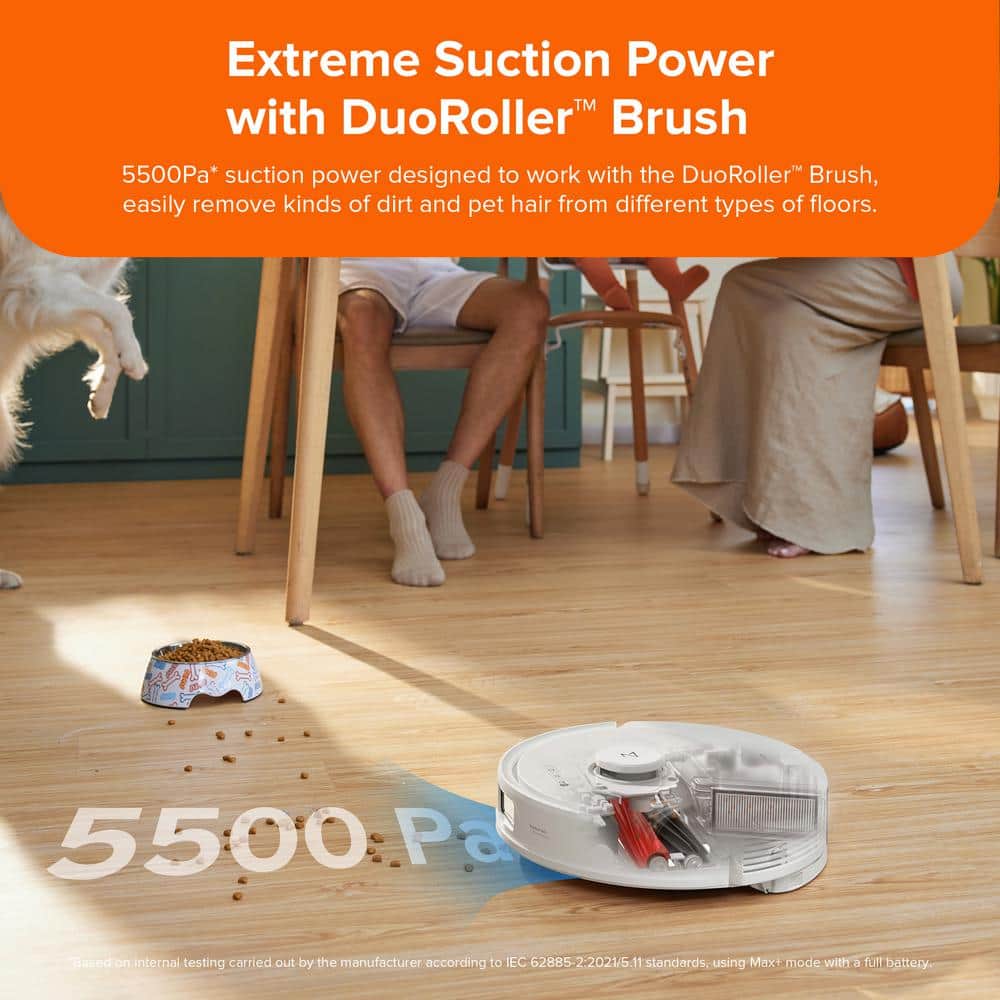 Roborock Q8 Max White Cordless Smart Robotic Vacuum