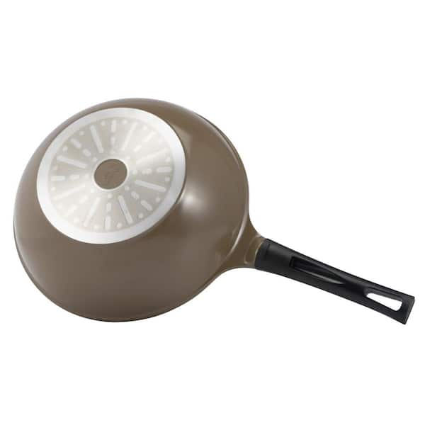  12 Green Ceramic Frying Pan by Ozeri, with Smooth Ceramic Non- Stick Coating (100% PTFE and PFOA Free)