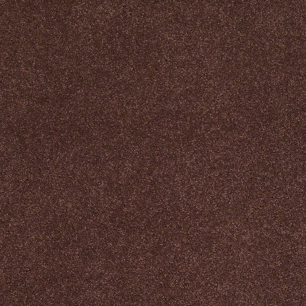 SoftSpring Carpet Sample - Tremendous I - Color Baked Clay Texture 8 in. x 8 in.