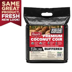 2 cu. ft. Coco Coir Compressed Premium Plant Growing Media 5 kg./11 lbs./72 Qt./18 Gal.