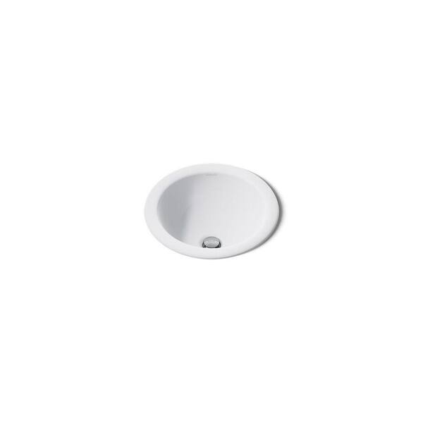 KOHLER Compass 13-1/4 in. Drop-In Vitreous China Bathroom