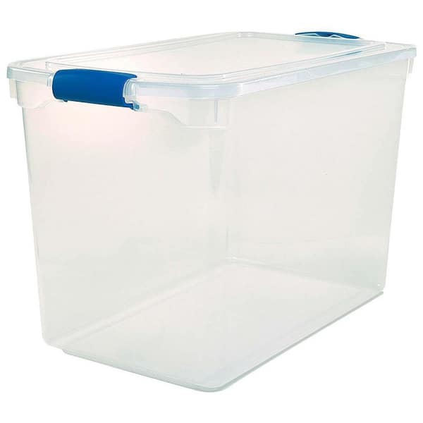 Homz 41-quart Plastic Multipurpose Stackable Storage Container