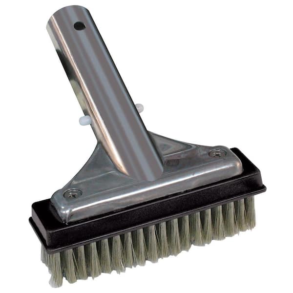 Pool Brush for Cleaning Swimming Pool 18/" Head Aluminum Plastic Wide Fast Clean
