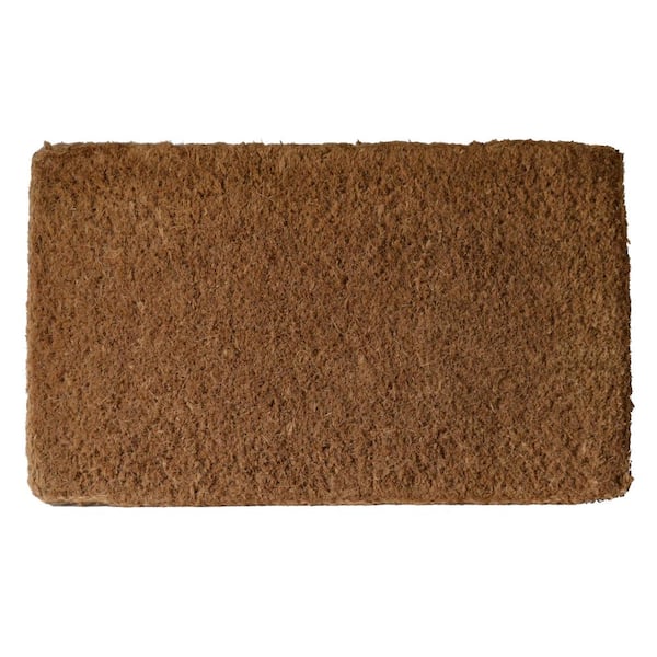 Imports Decor Plain Mat Natural 39 in. x 24 in. Coir Door Mat