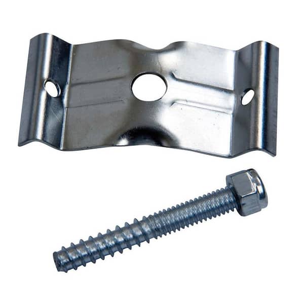 1/2 in. D x 1-1/2 in. W x 1-1/2 in. L Metal Table Leg Corner Plate Mounting Bracket Drip Cap Moulding