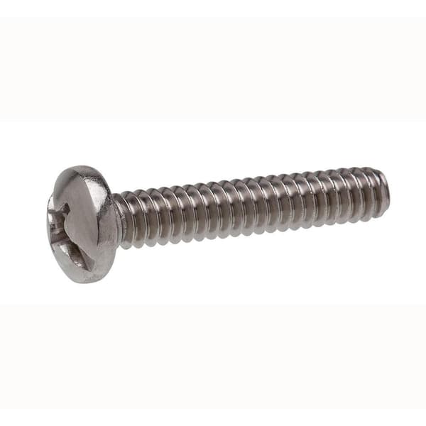 Everbilt #10-24 x 1-1/2 in. Phillips-Slotted Pan-Head Machine Screws ...