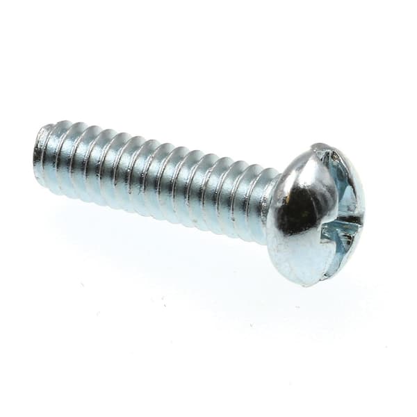 Prime-Line #10-24 x 3/4 in. Zinc Plated Steel Phillips/Slotted Combination Drive Round Head Machine Screws (100-Pack)