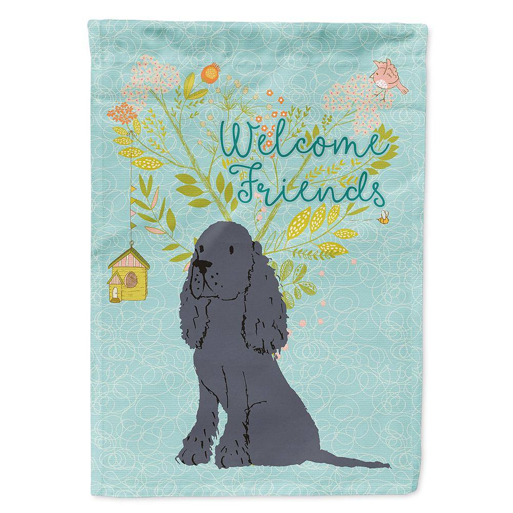 Multicolor Caroline's Treasures SS4870CHF Field Spaniel Easter Eggtravaganza Flag Canvas House Size Large
