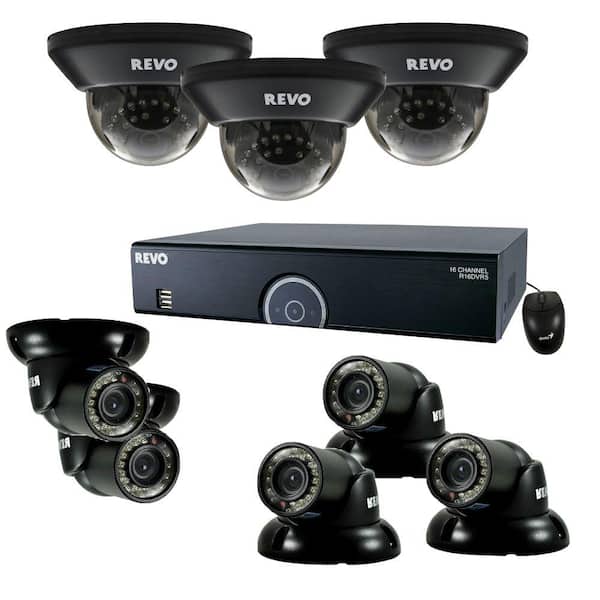 Revo 16-Channel 2TB 960H DVR Surveillance System with (8) 700 TVL 100 ft. Night Vision Cameras