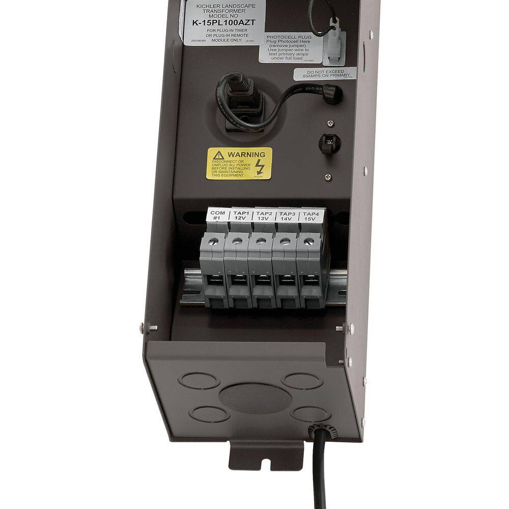 Textured Bronze 100W Low Voltage Steel Transformer