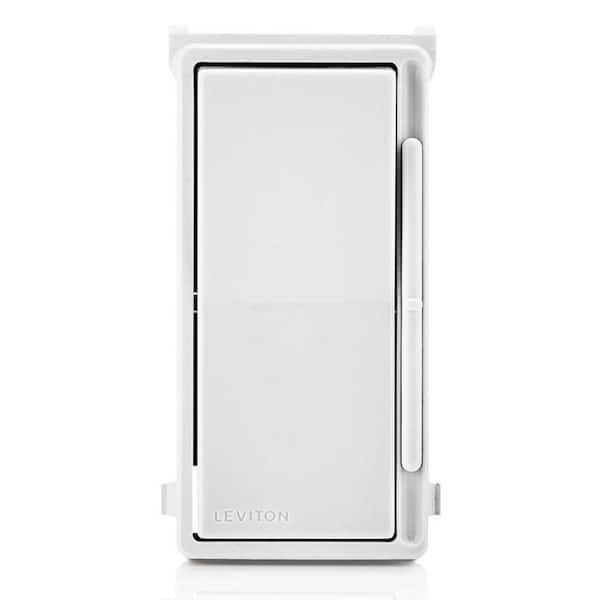 Leviton Decora Slide Dimmer Switch Color Change Faceplate with locator light - White DSKIT-W