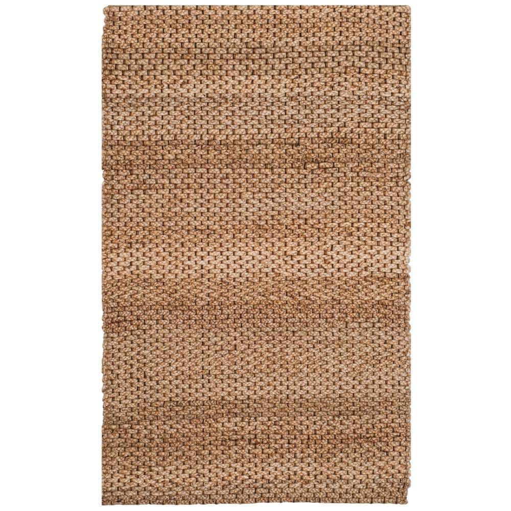 Natural Jute Flat Woven Reversible 3' x 5' Rug