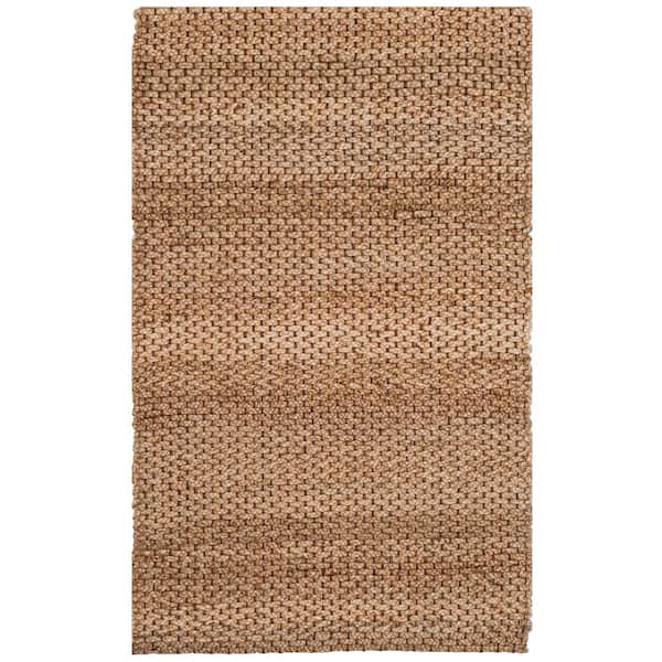 Natural Fiber Beige Doormat 3 ft. x 5 ft. Solid Area Rug