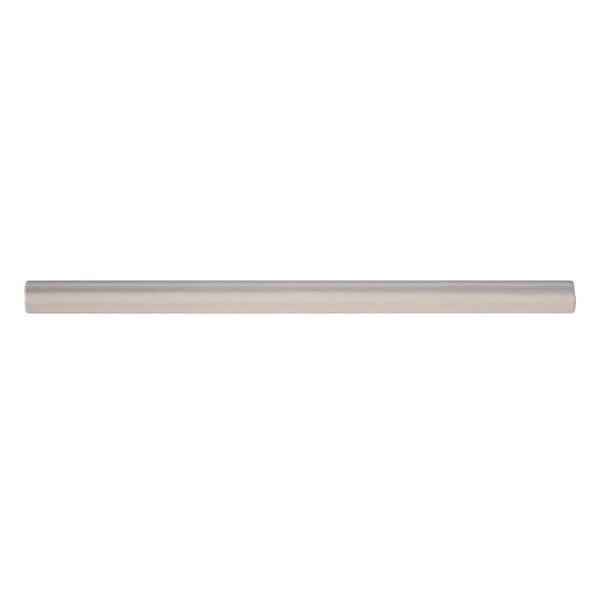 Jeffrey Court Misty Grey 0.75 in. x 12 in. Glossy Ceramic Wall Pencil Tile (1 Linear Foot)