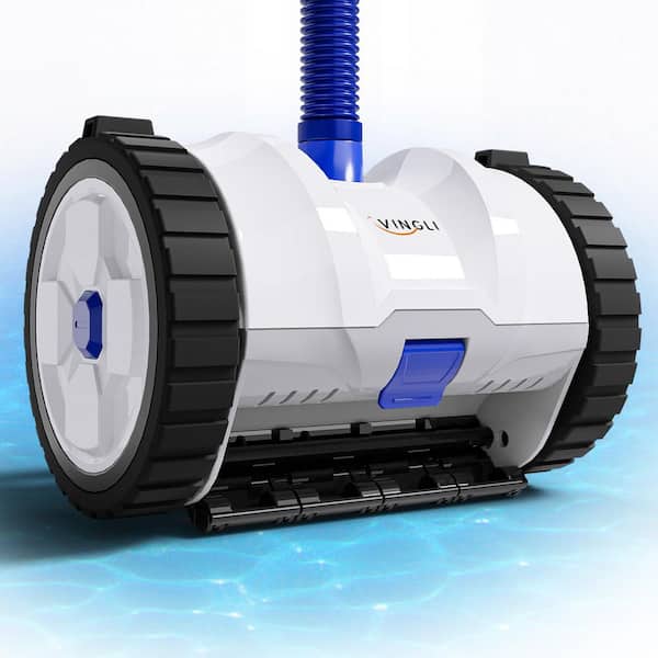 Automatic Suction Pool Vacuum for Plat Pool Climbs Walls with 39. 6ft Hose