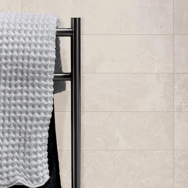 Palazzo Crema Beige 3.93 in. x 15.74 in. Semi-Polished Porcelain Floor and Wall Tile (6.88 sq. ft./Case)